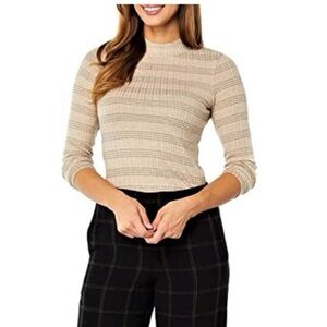 VINCE  Variegated Rib Stripe Sweater